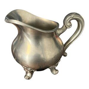 Reed & Barton Pewter Creamer Regent P560 Small Footed Pitcher Vintage